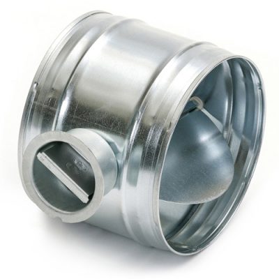 Regelklep 100 mm handbediend