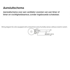Vents badkamerventilator Design Ø125 mm | 167 m³/h | Timer | Aluminium mat - Afbeelding 5