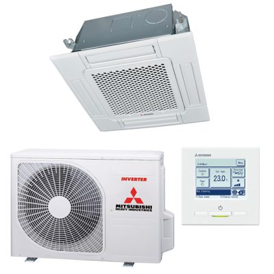 mitsubishi cassette airco set 60x60