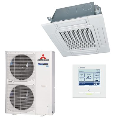 Cassette airco 14 kW single-split set