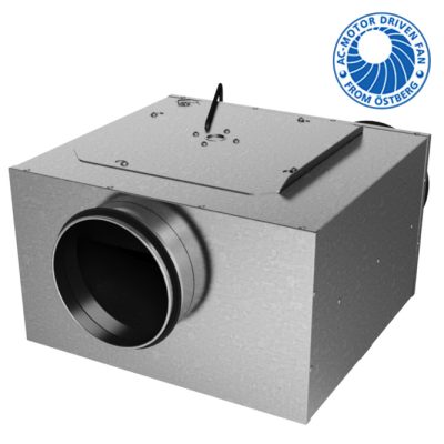 kanaalventilator 160 mm geluidgedempt