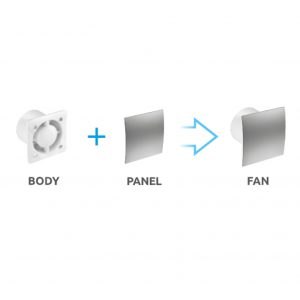 Awenta badkamerventilator SILENT Ø100 mm | 75 m³/h | Timer en vochtsensor | Wit - Afbeelding 4