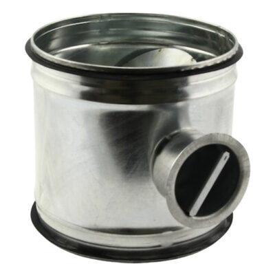 Regelklep handbediend met rubberafdichting