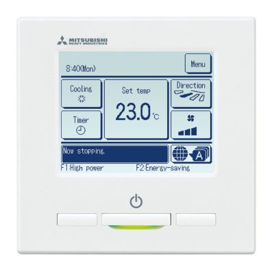 mitsubishi wand bediening airco ecotouch