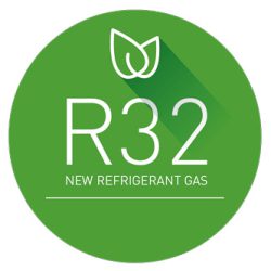 R32 koelmiddel airco logo