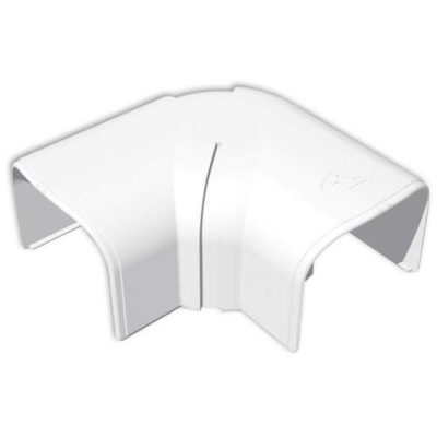 Tecnosystemi Optima platte bocht verstelbaar 80°-140° CPS75 | 75 mm | Wit