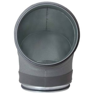 Geïsoleerde bocht thermoduct | Ø200 mm | 90 gr | 9 mm - Afbeelding 3