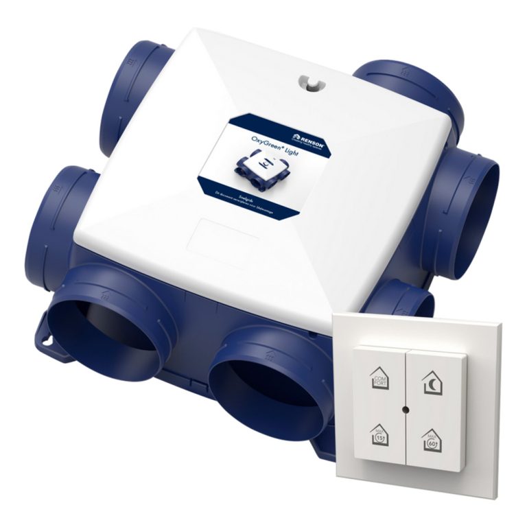 Renson OxyGreen Light ventilatiebox 372 m³/h | Vochtsensor