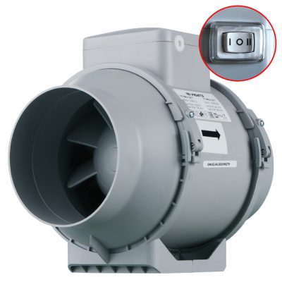 buis ventilator met snelheidsregelaar