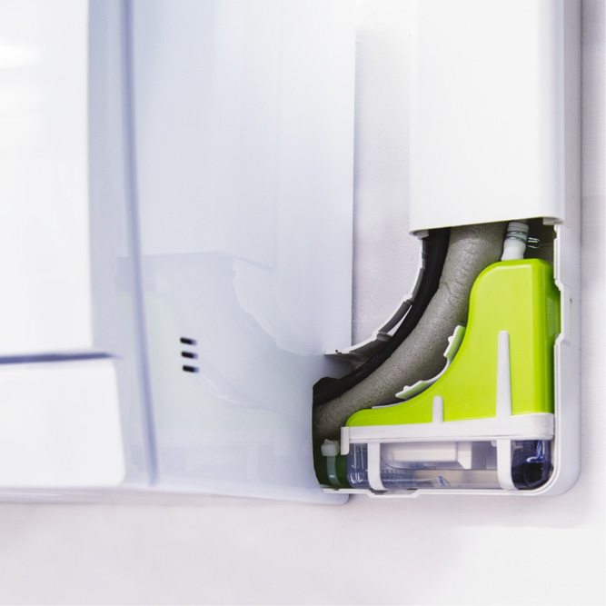 SILENT+ MINI Witte Condensaatpomp - Stille Afvoer Voor Airco - Max 45 L/u En 10m Hoogte