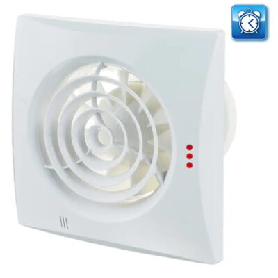 Vents Quiet badkamerventilator Ø100 mm | Timer | 97 m³/h | Wit
