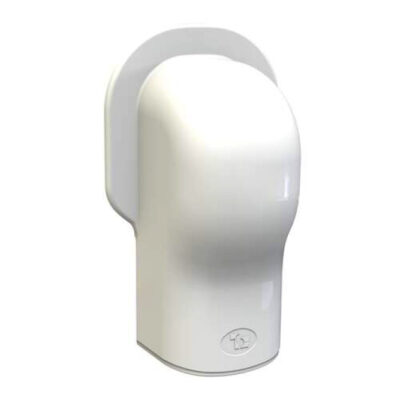 Tecnosystemi Optima muur afdekkap TMQ102 | 102 mm | Wit