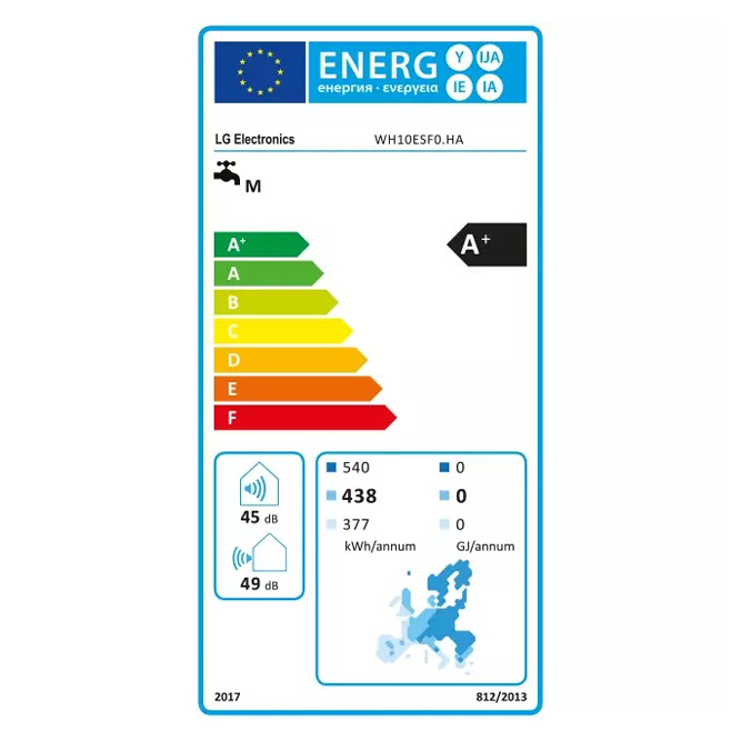 LG Therma-V warmtepompboiler 100L 230V - WH10ES